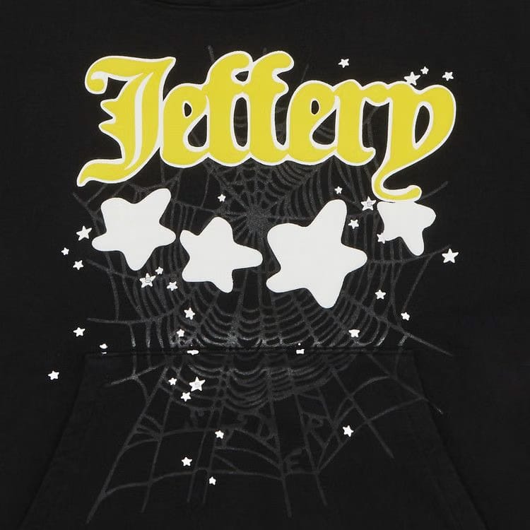 SP5DER Jeffery Hoodie Black