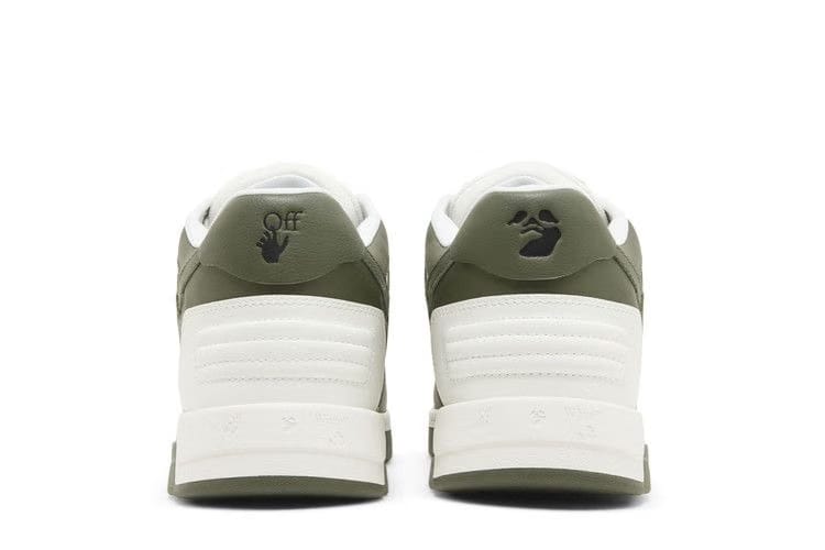 OFF-WHITE Out Of Office OOO Low Tops White Khaki