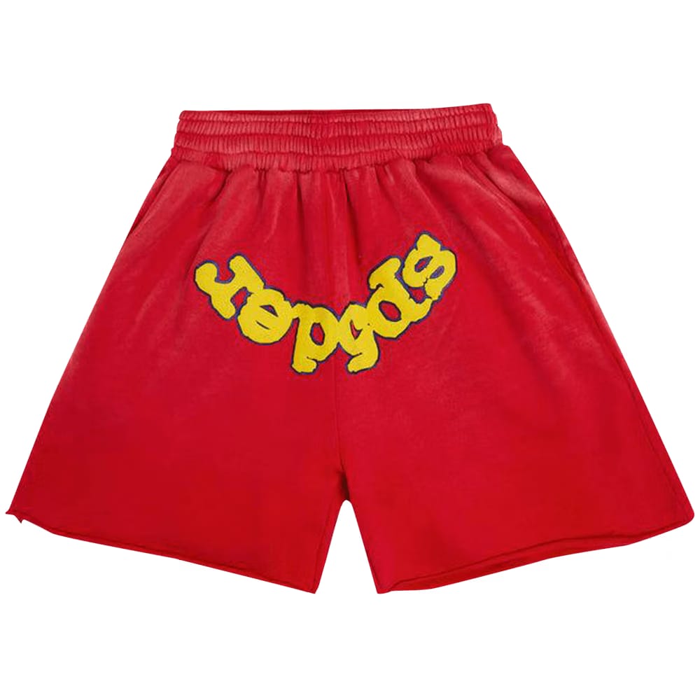 SP5DER Og Logo Sweatshort Red
