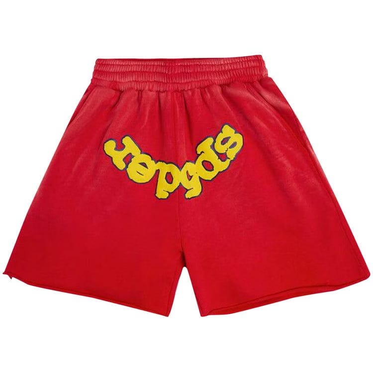 SP5DER Og Logo Sweatshort Red