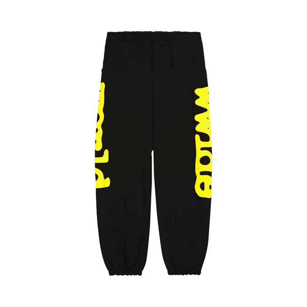 SP5DER Beluga Sweatpants Onyx Yellow