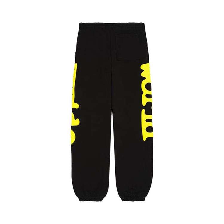 SP5DER Beluga Sweatpants Onyx Yellow