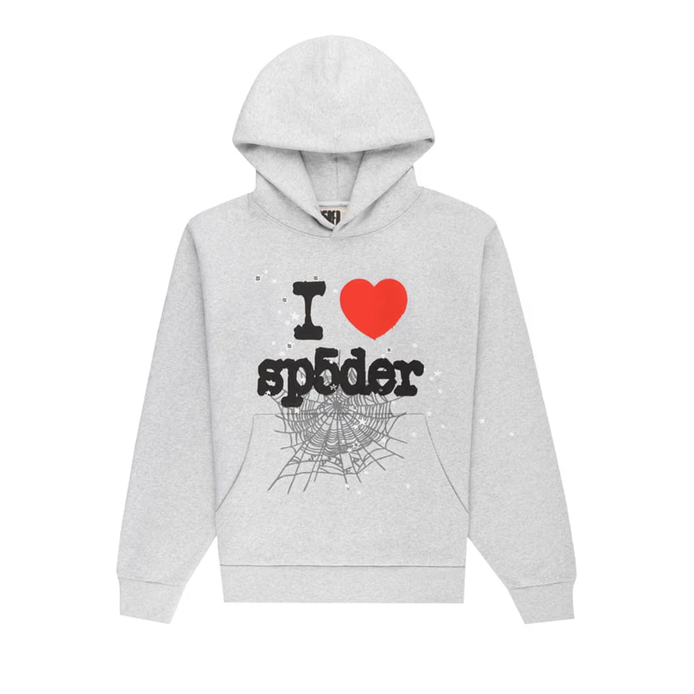 SP5DER Souvenir Hoodie Heather Grey