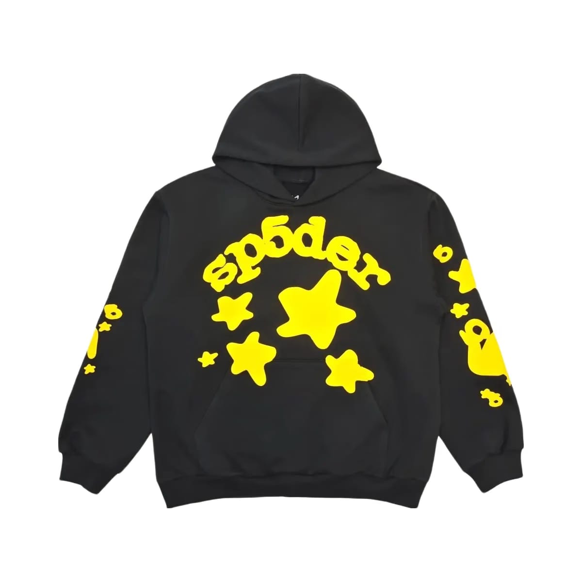 SP5DER Beluga Hoodie Onyx Yellow