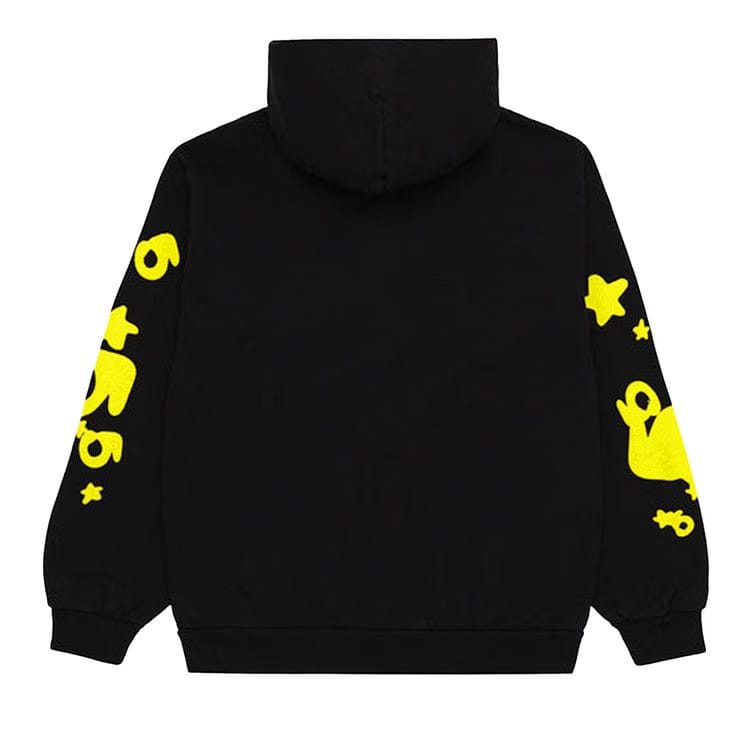 SP5DER Beluga Hoodie Onyx Yellow