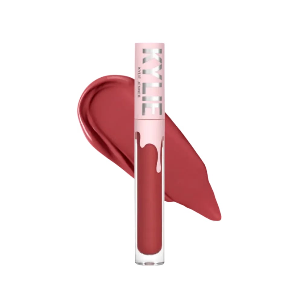 Kylie Matte Liquid Lipstick Deep Rose