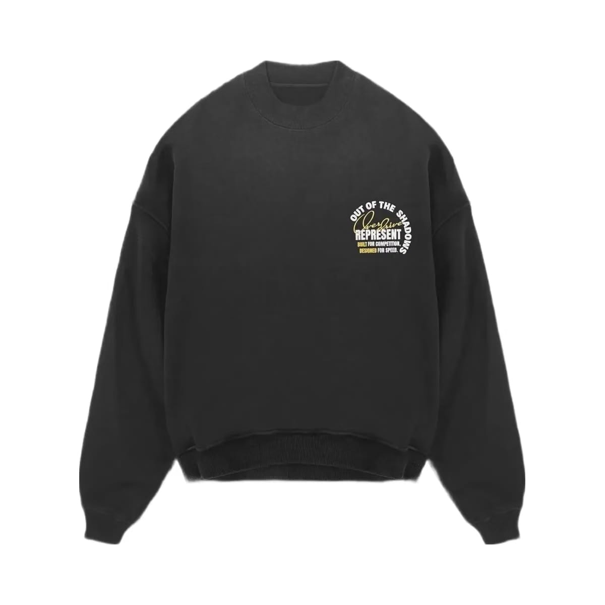 Represent Out Of The Shadows Sweater Stained Black