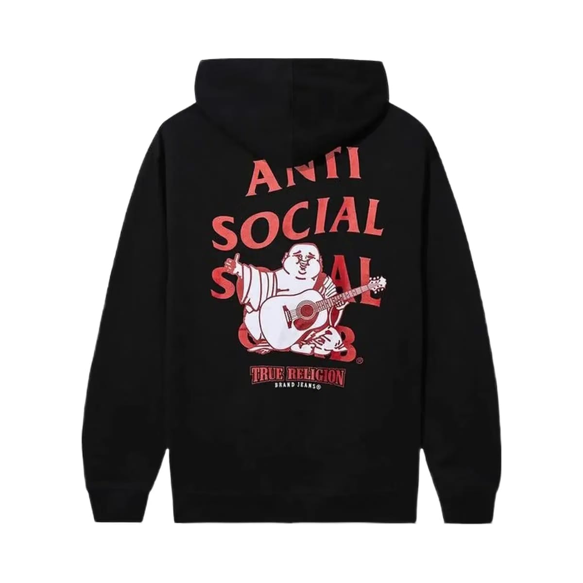 Assc Anti Social Social Club X True Religion Anti Truth Hoodie Black