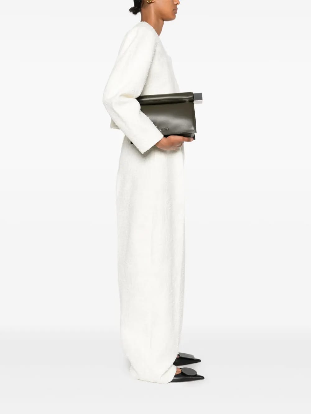 small Rond Carré metallic-sphere clutch