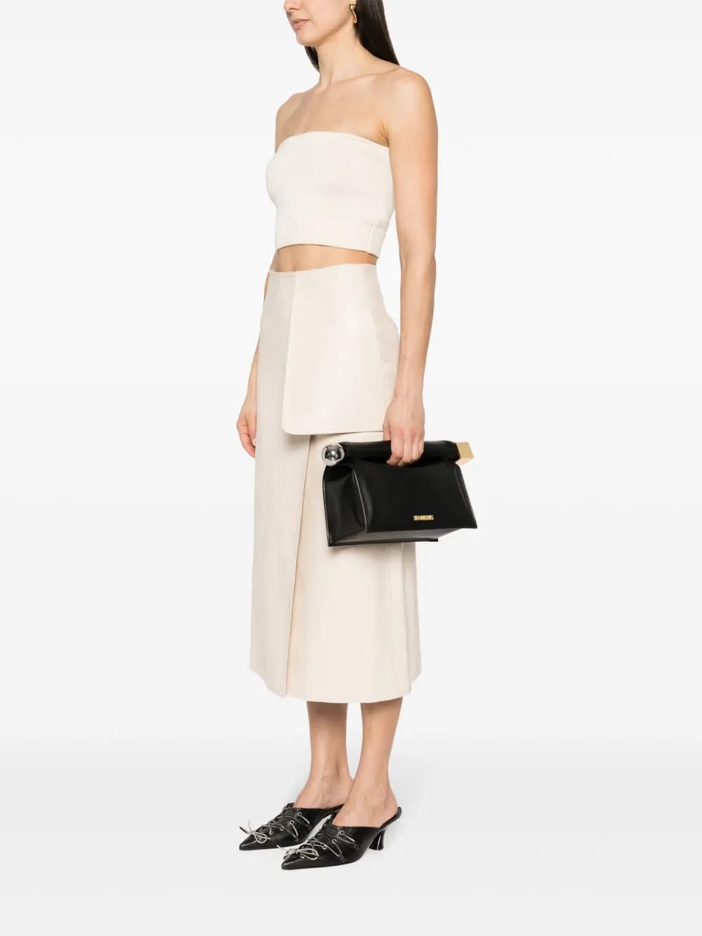 La Pochette Rond Carré clutch bag