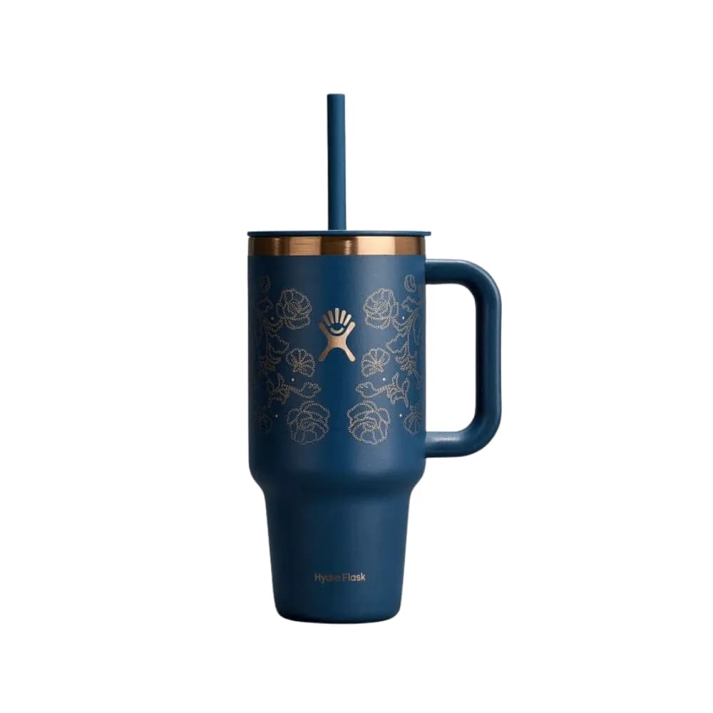Hydro Flask 32 oz Travel Western Dark Blue