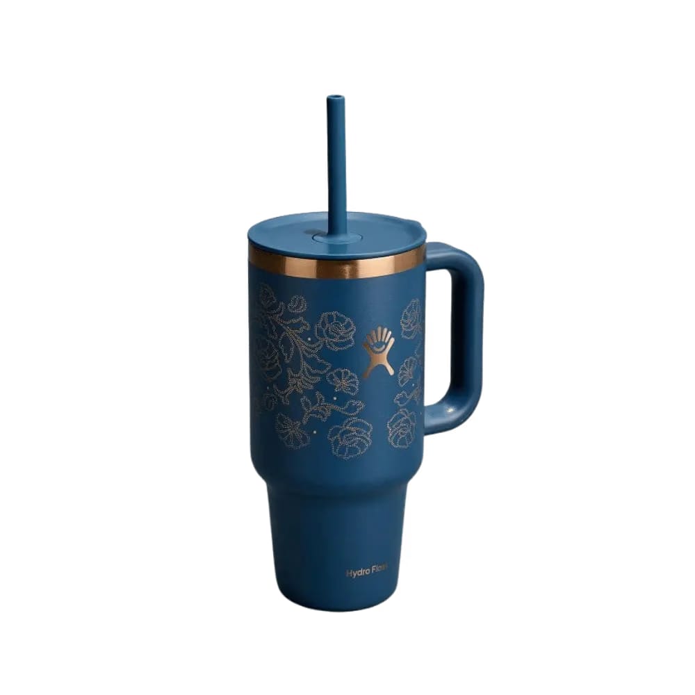 Hydro Flask 32 oz Travel Western Dark Blue