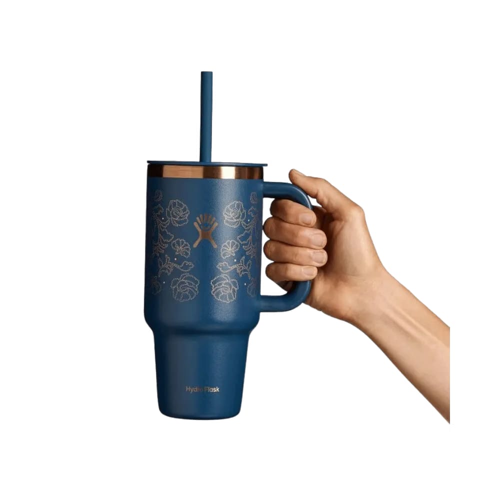 Hydro Flask 32 oz Travel Western Dark Blue