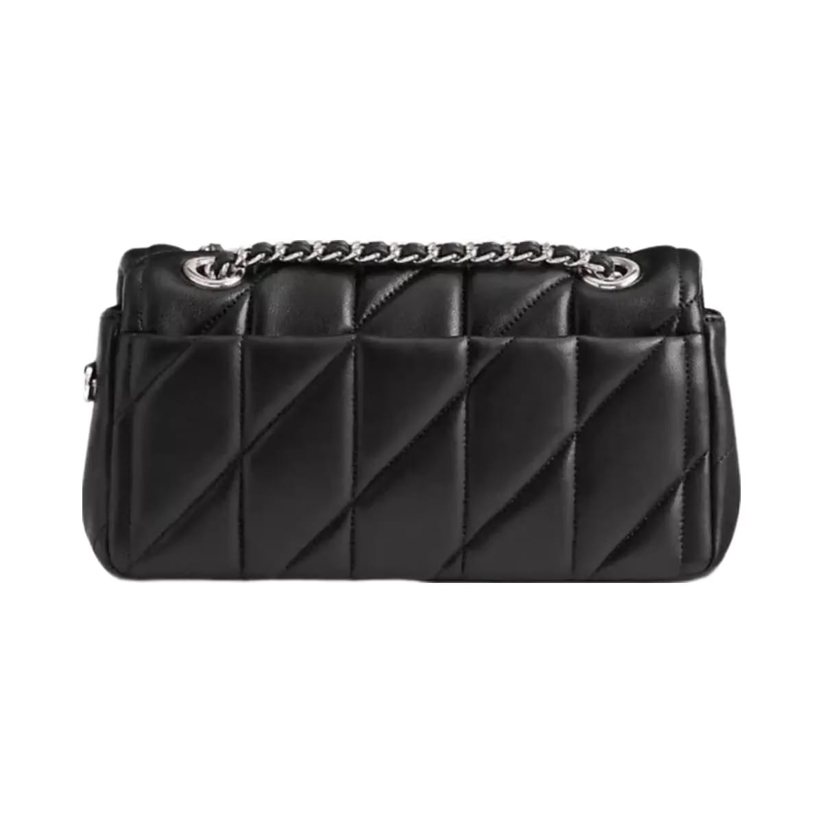 Coach Tabby Shoulder Bag 20 With Pillow Quilting in Silver Black