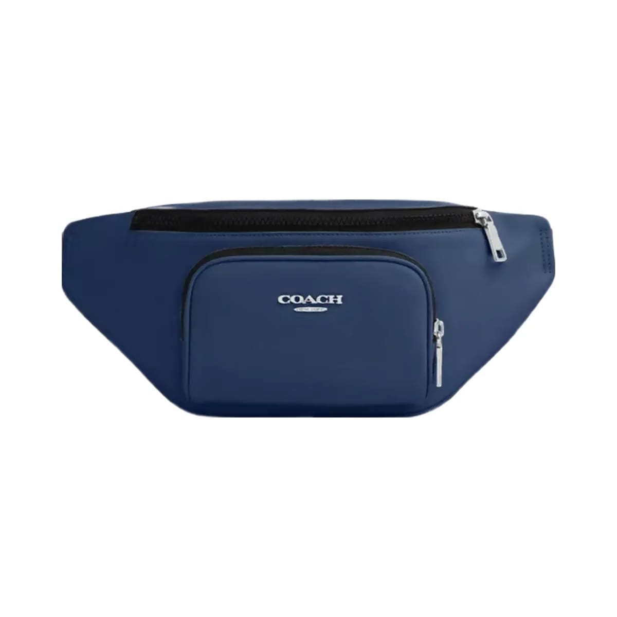 Coach Racer Small Belt Bag in Silver Deep Blue