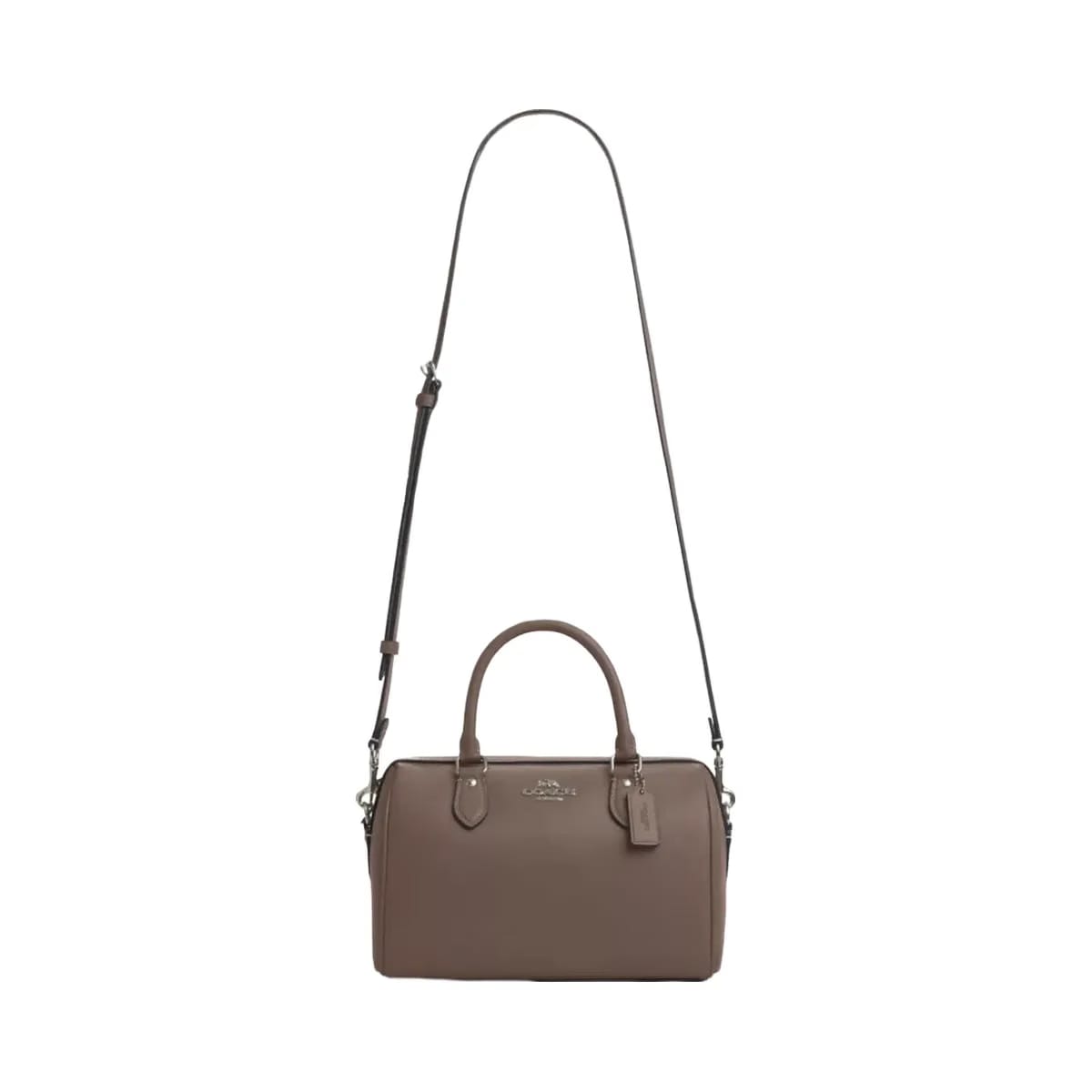 Coach Rowan Satchel Bag in Gunmetal Dark Stone