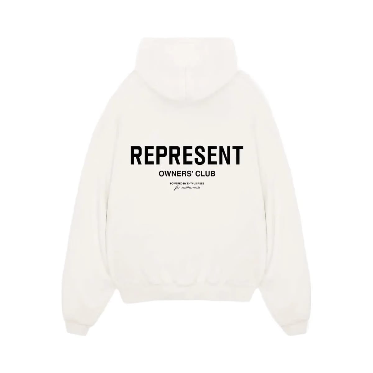 Represent Owners Club Hoodie Flat White