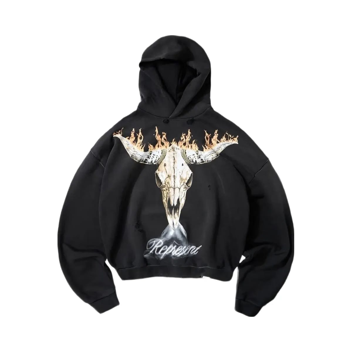 Represent British Cowboys Hoodie Stained Black