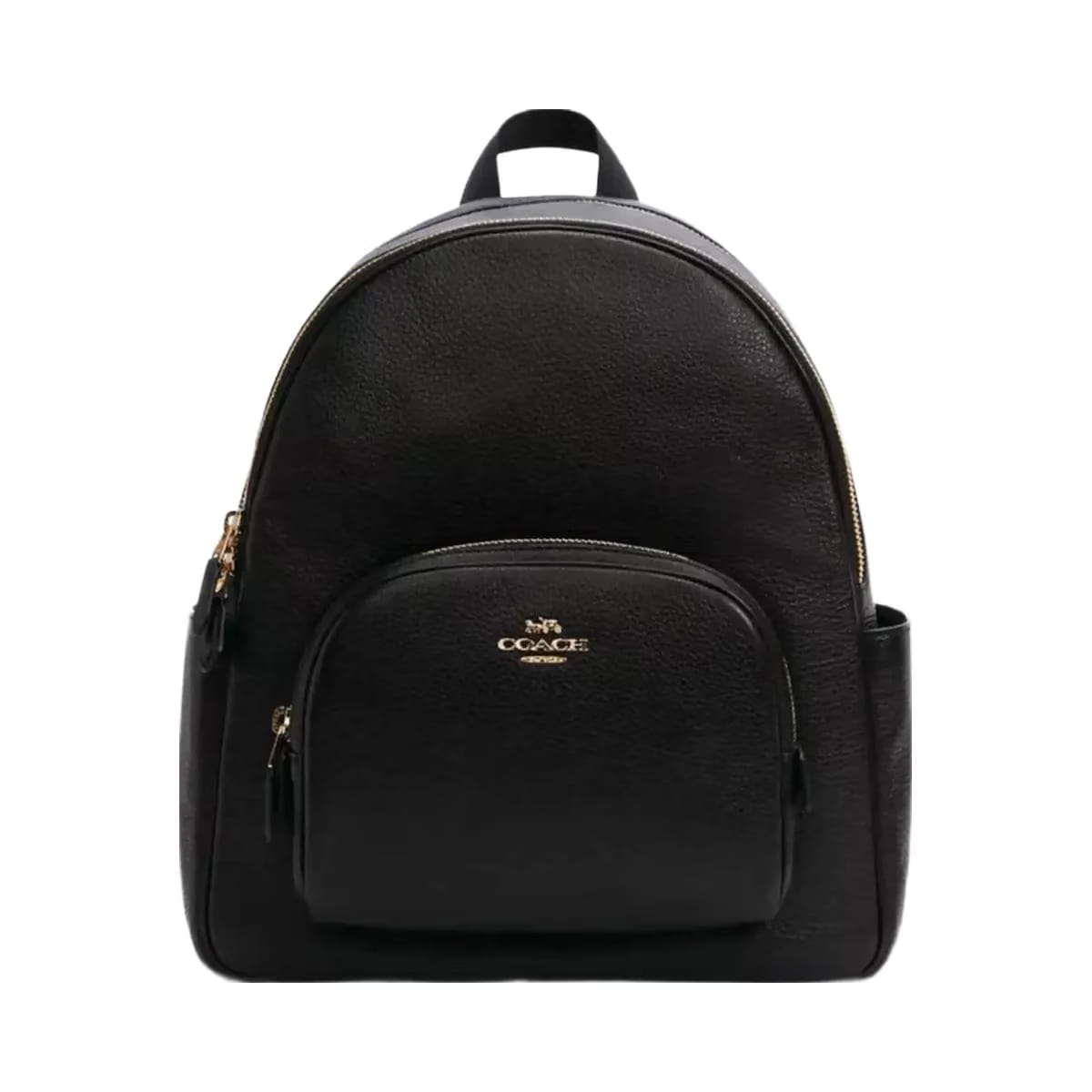 Coach Court Backpack in Gold Black
