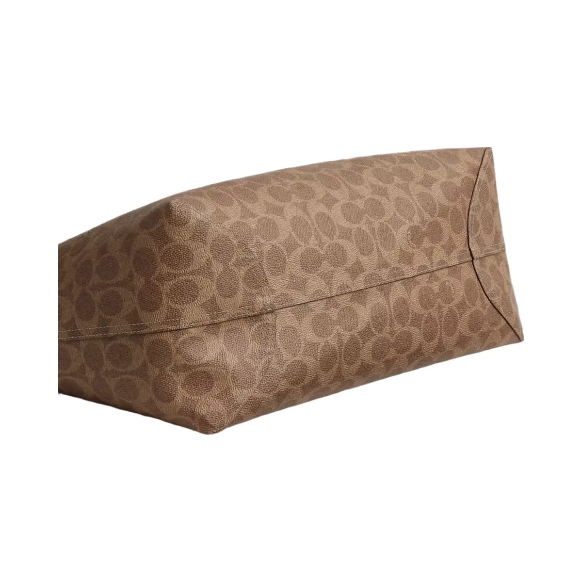 Coach City Tote Bag In Signature Canvas Signature Canvas-Gold-Tan-Brown