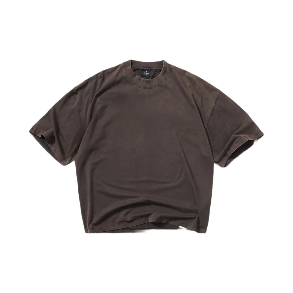Represent Initial Boxy T-Shirt Coffee
