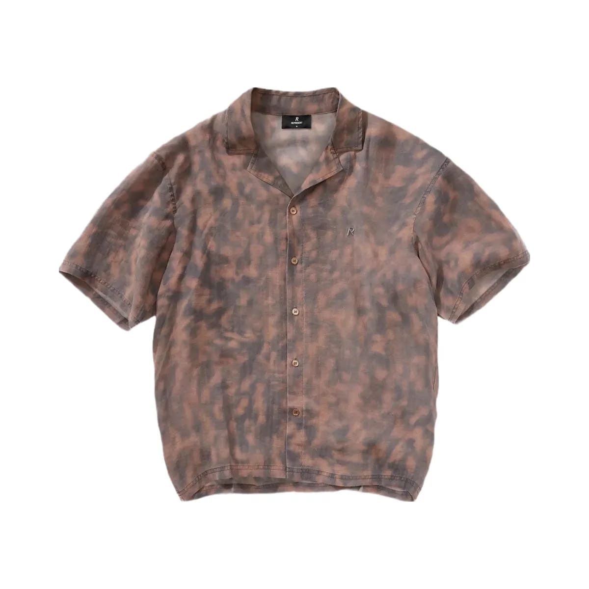 Represent Tortoise Print Shirt Brown