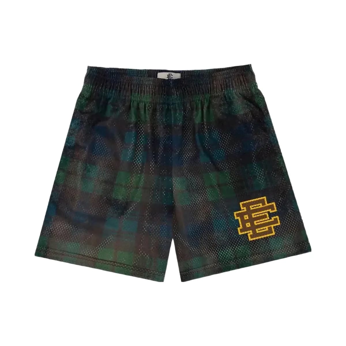 Eric Emanuel Ee Basic Core Short Green Black Plaid