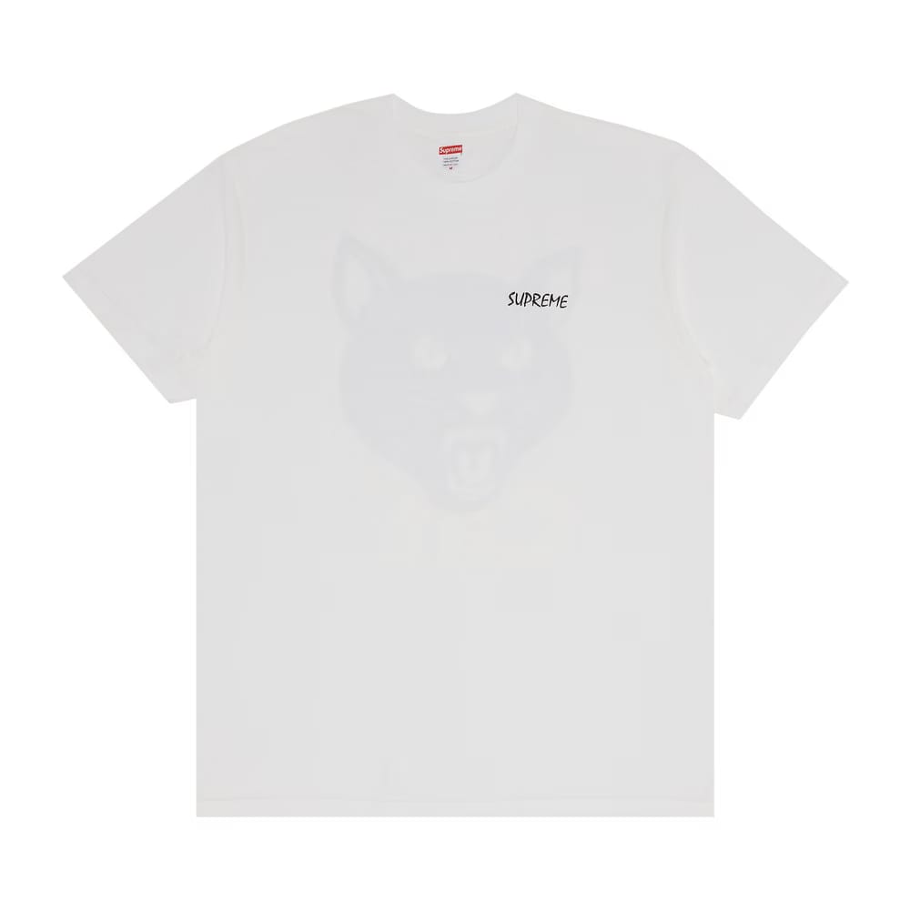 Supreme Black Cat T-Shirt Ss24 White