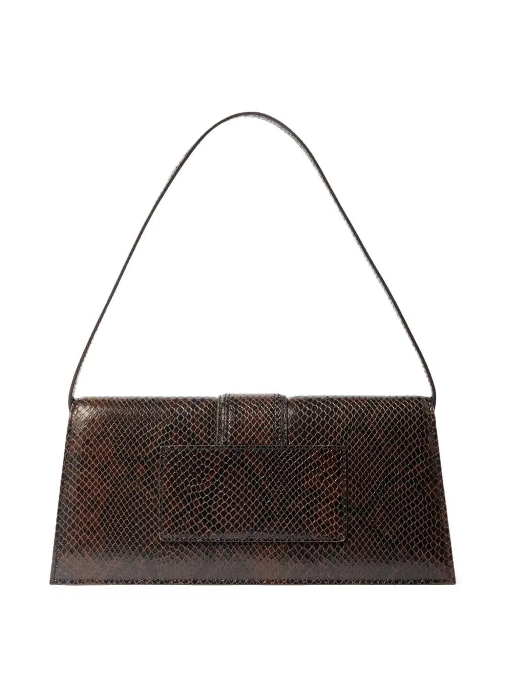 Le Chouchou snakeskin leather flap shoulder bag
