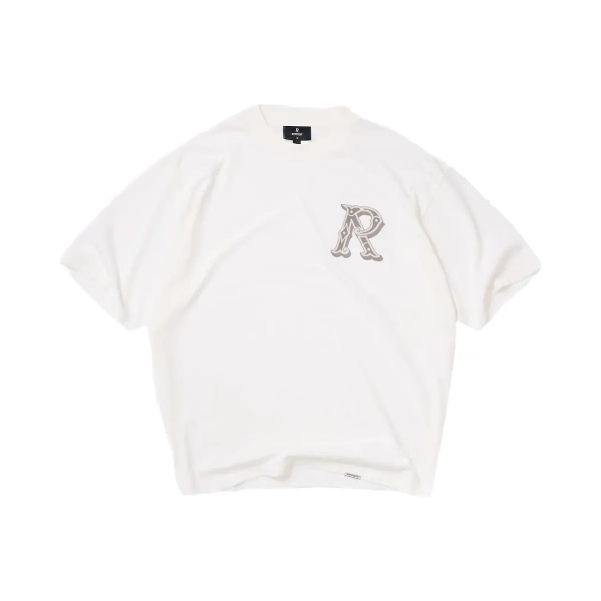 Represent Western Initial T-Shirt Flat White