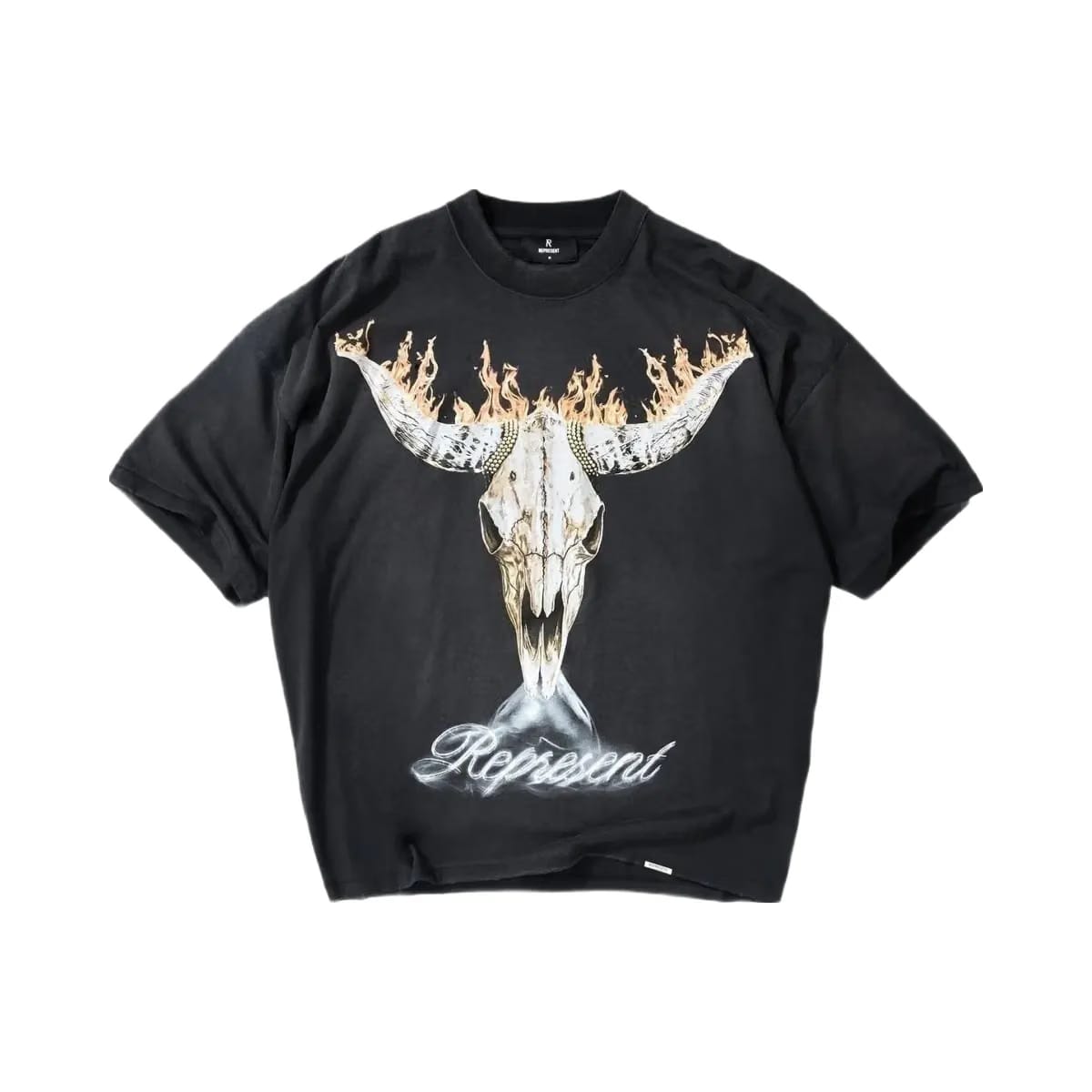 Represent British Cowboys T-Shirt Stained Black