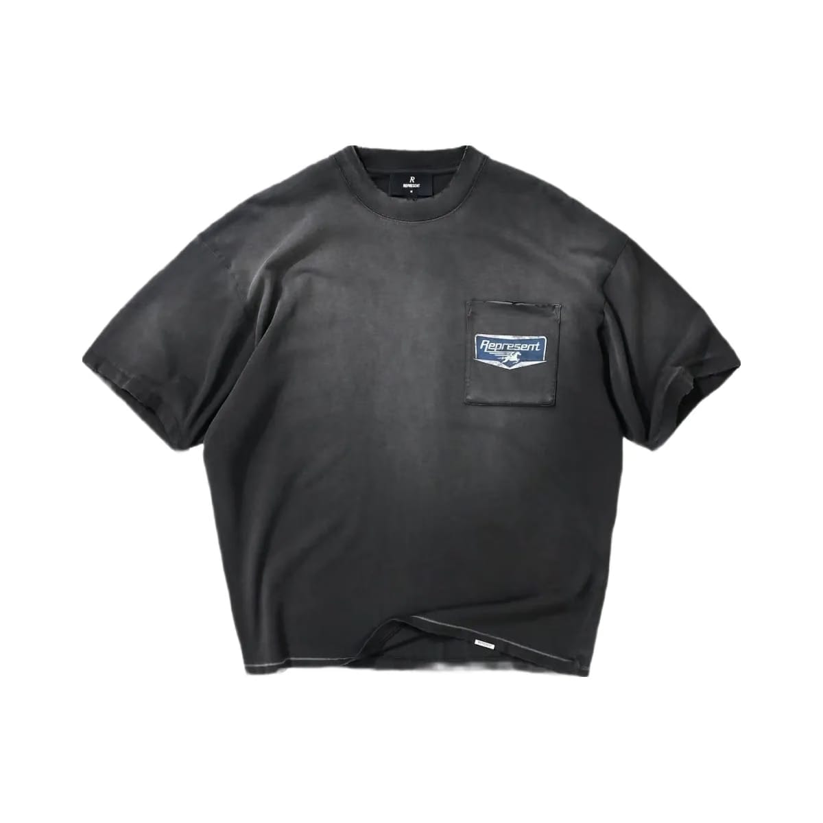 Represent Nothing Faster T-Shirt Stained Black