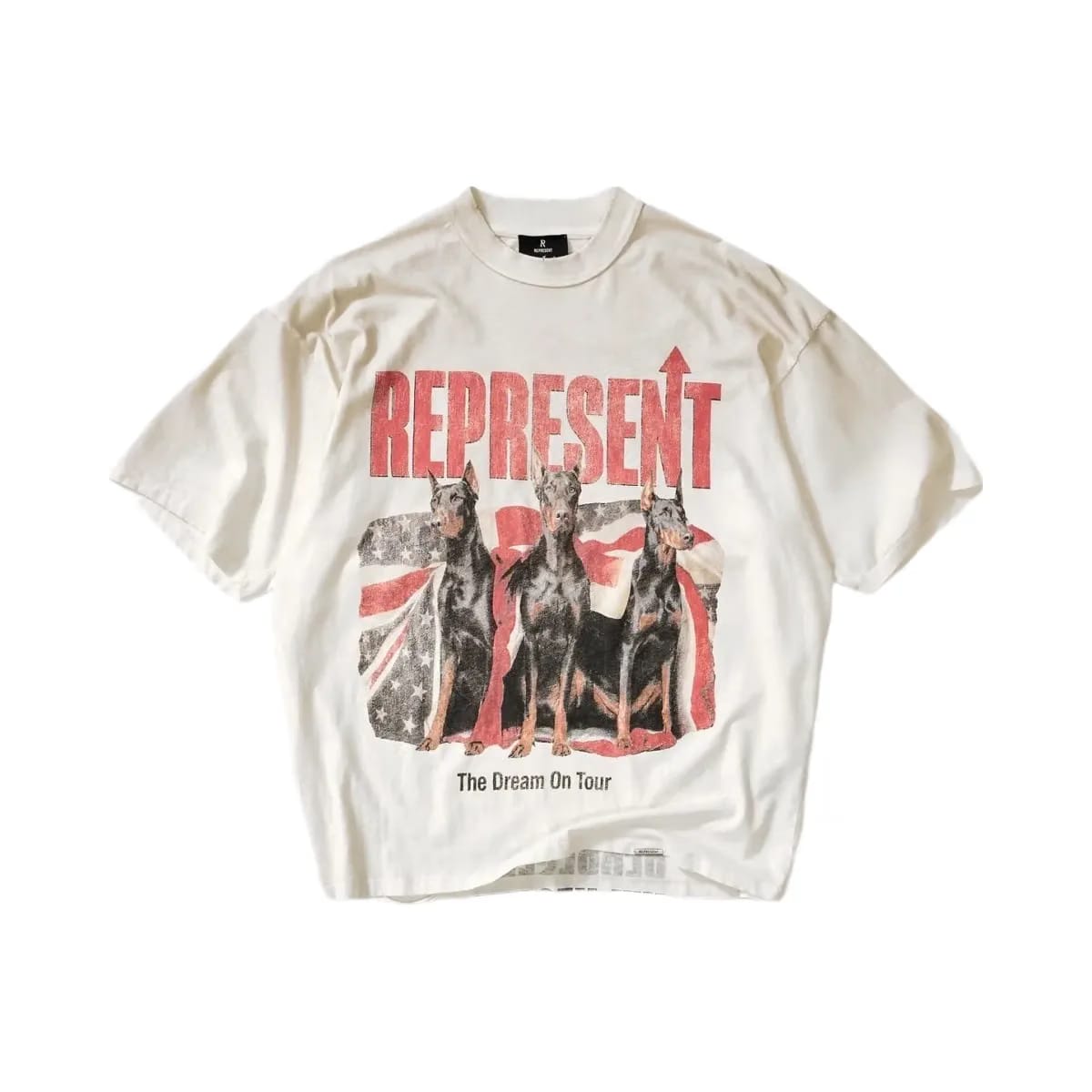 Represent Dream On Tour T-Shirt Washed Ecru