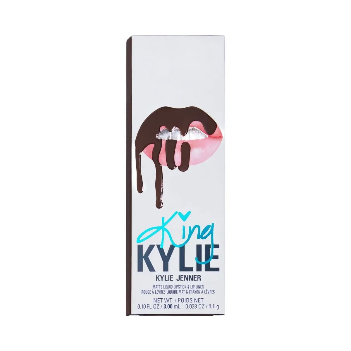 Kylie King Matte Lip Kit Deep Chocolate Brown