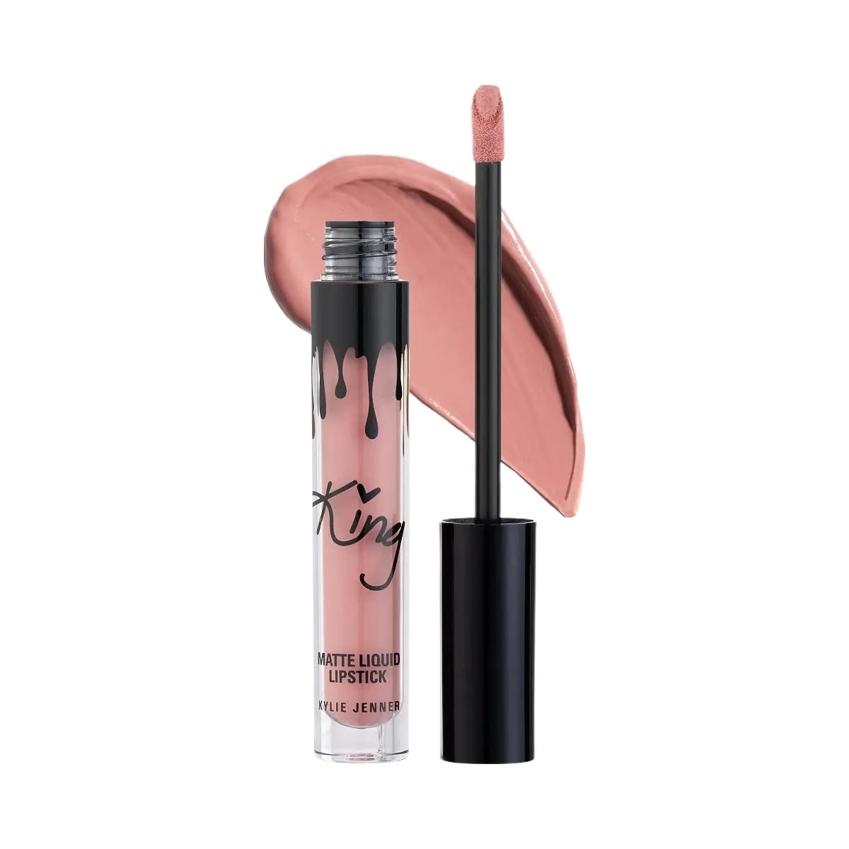 Kylie King Matte Lip Kit Soft Beige Pink Lipstick & Brown Beige Lip Liner