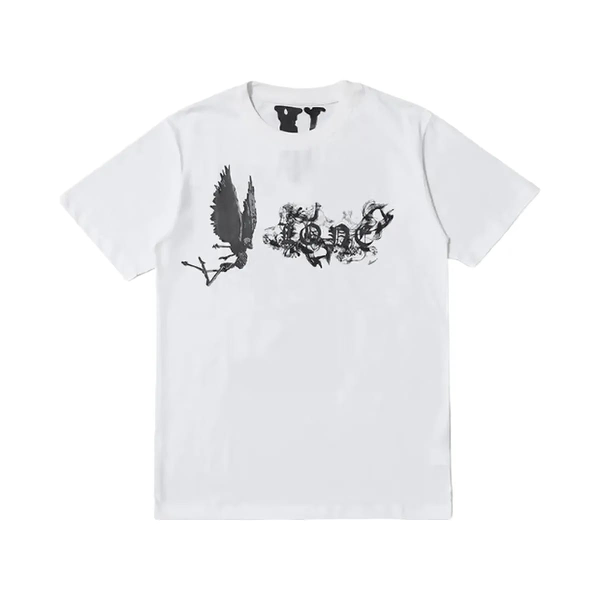 Vlone Pop Smoke Angel T-Shirt White/Black