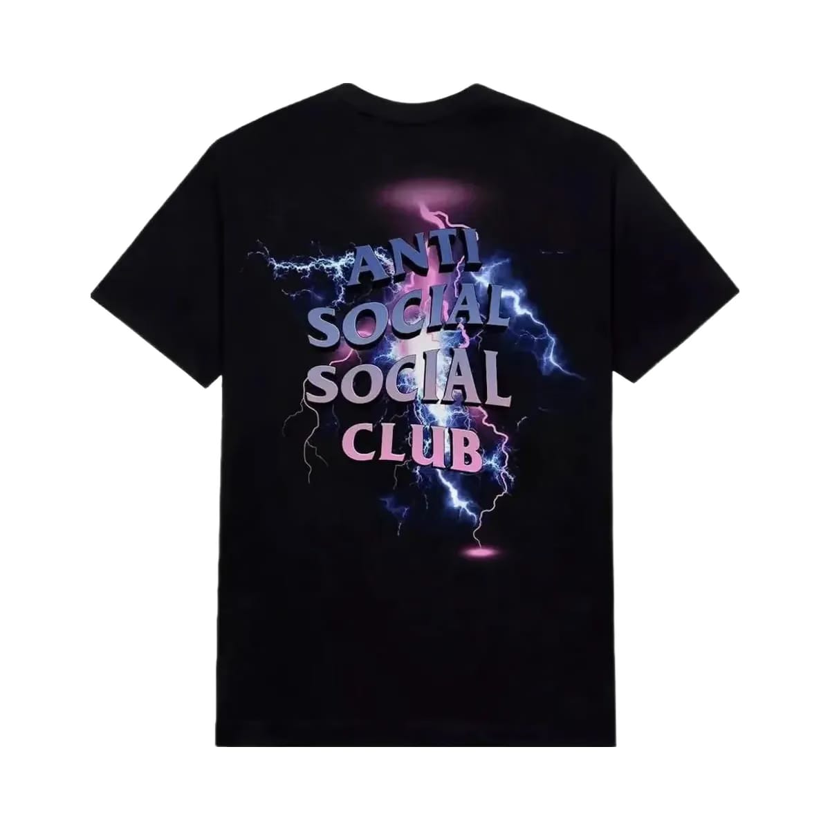 Assc Anti Social Social Club Bolt From The Blue T-Shirt Black