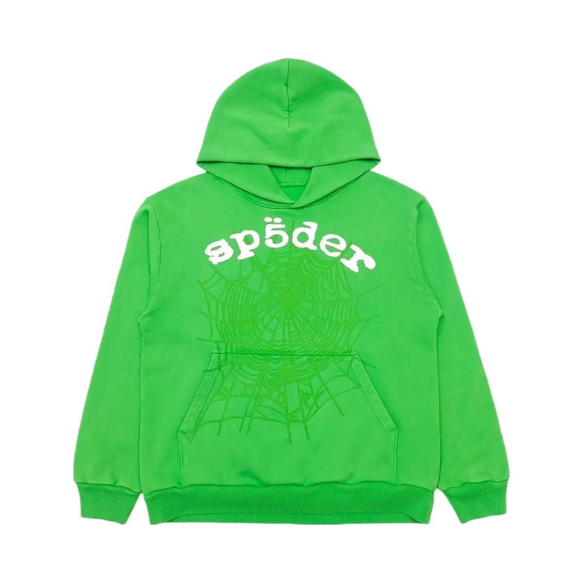 SP5DER Web Hoodie Slime Green