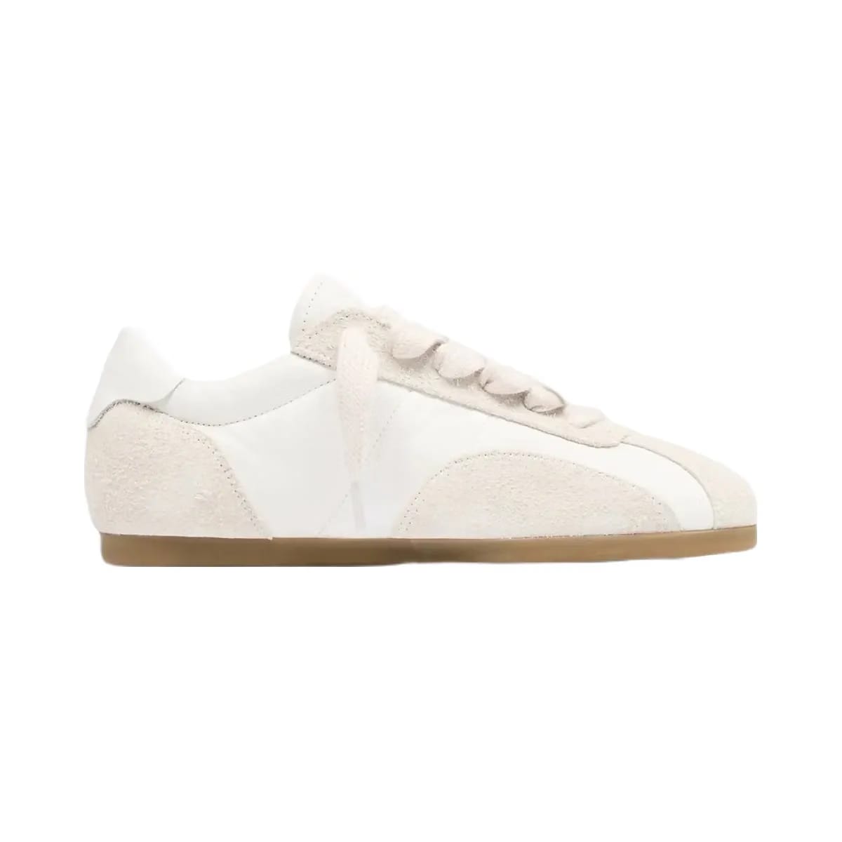 Represent Low Pro Leather Suede Flat White Grey