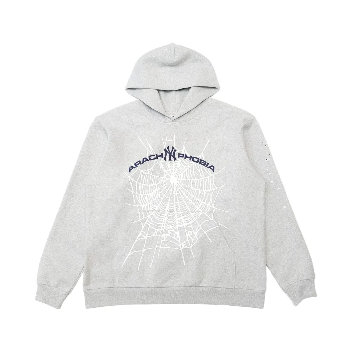 SP5DER Arach Ny Phobia Hoodie Ash Grey