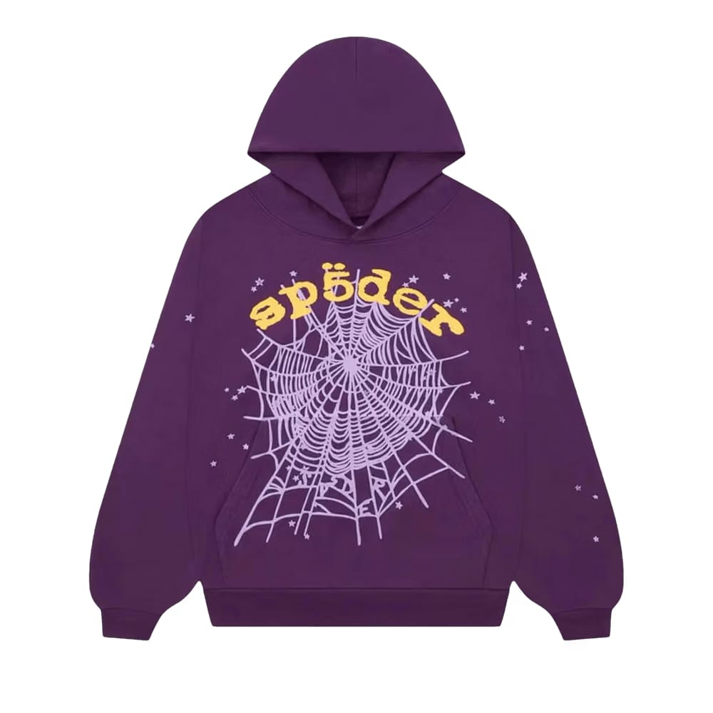SP5DER Star Og Web V2 Hoodie Purple