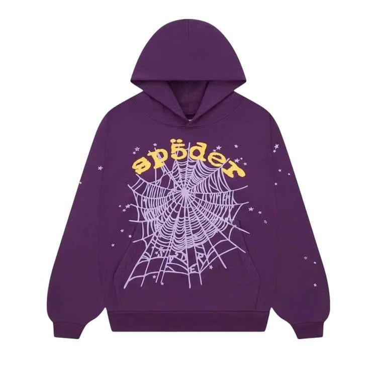 SP5DER Star Og Web V2 Hoodie Purple