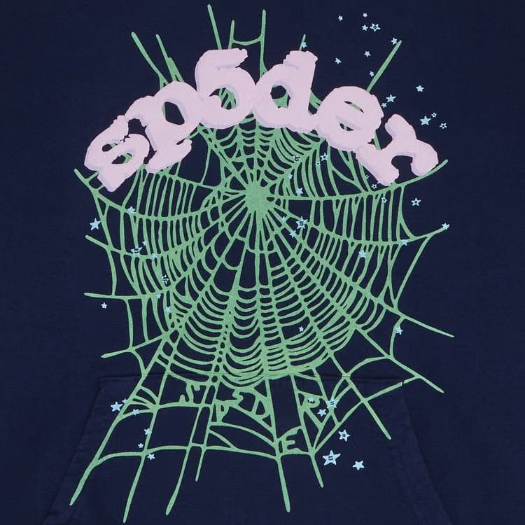 SP5DER Og Web Hoodie Navy