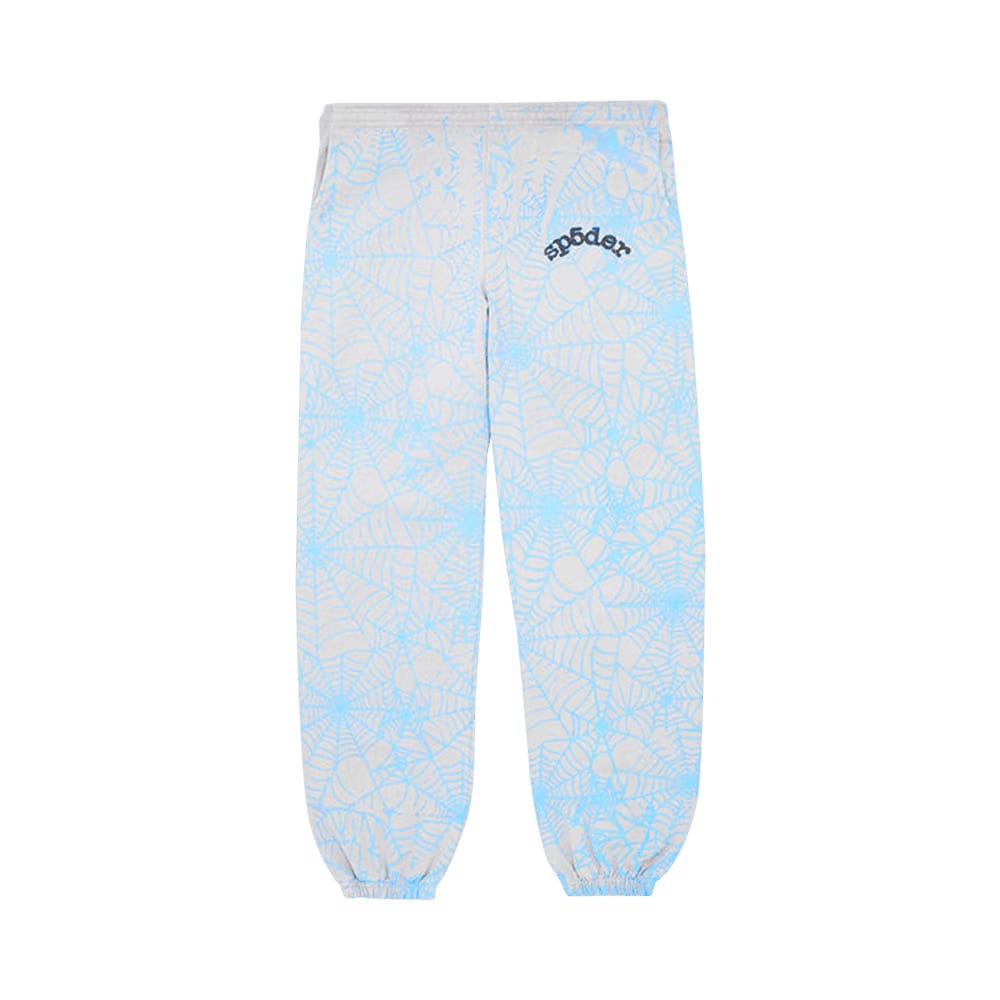 SP5DER Aop Web Sweatpants Heather Grey
