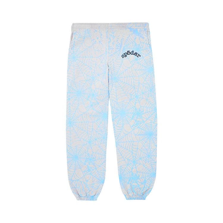 SP5DER Aop Web Sweatpants Heather Grey