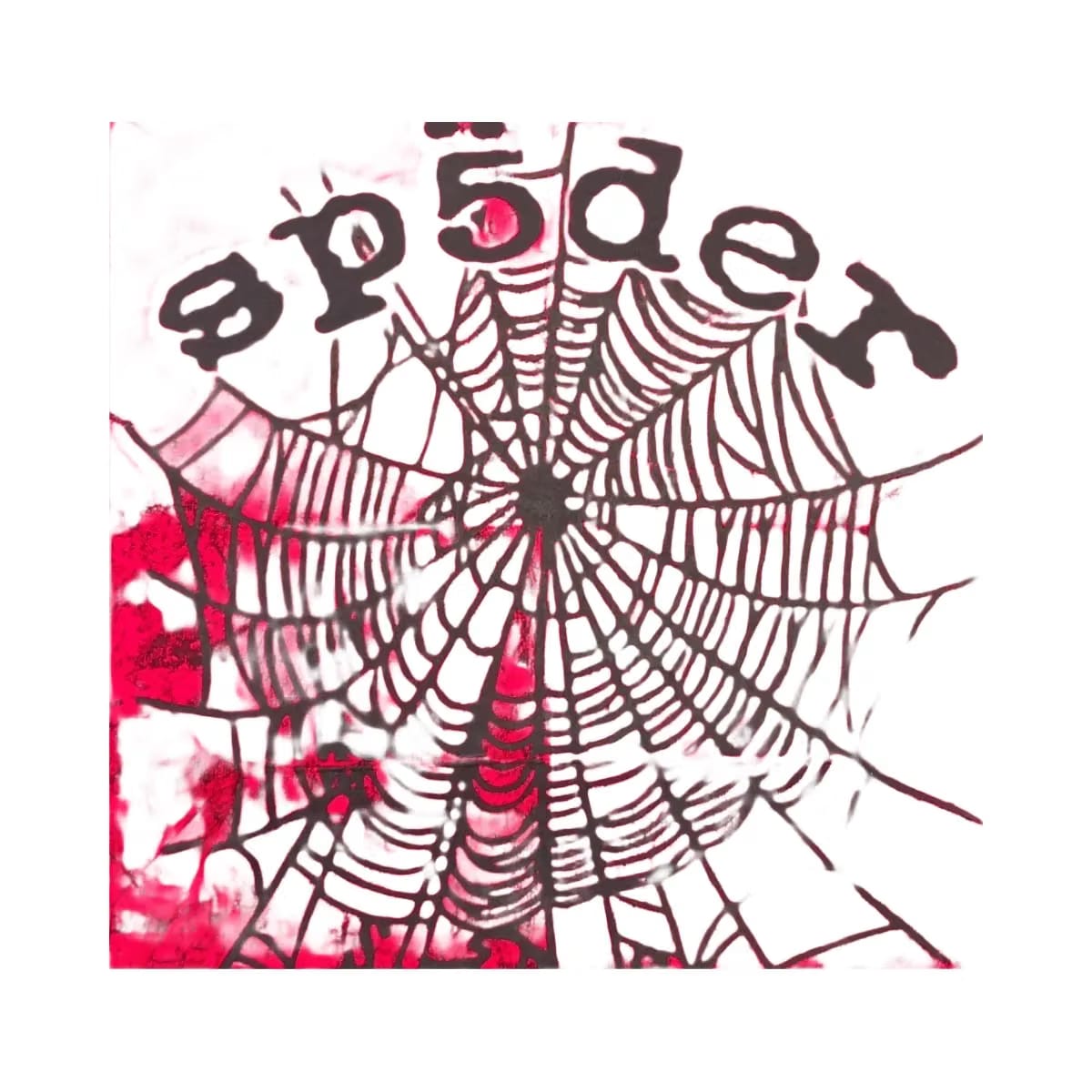 SP5DER Og Tree Camo Hoodie Red