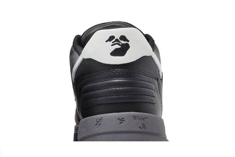 OFF-WHITE Out Of Office OOO Low Tops Black Grey FW21