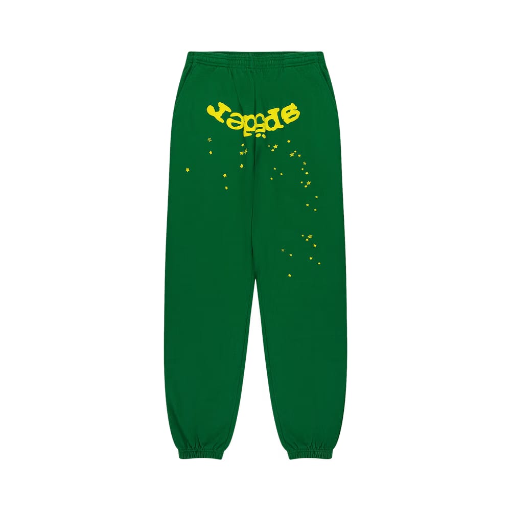 SP5DER Star Og Web V2 Sweatpant Slime Green
