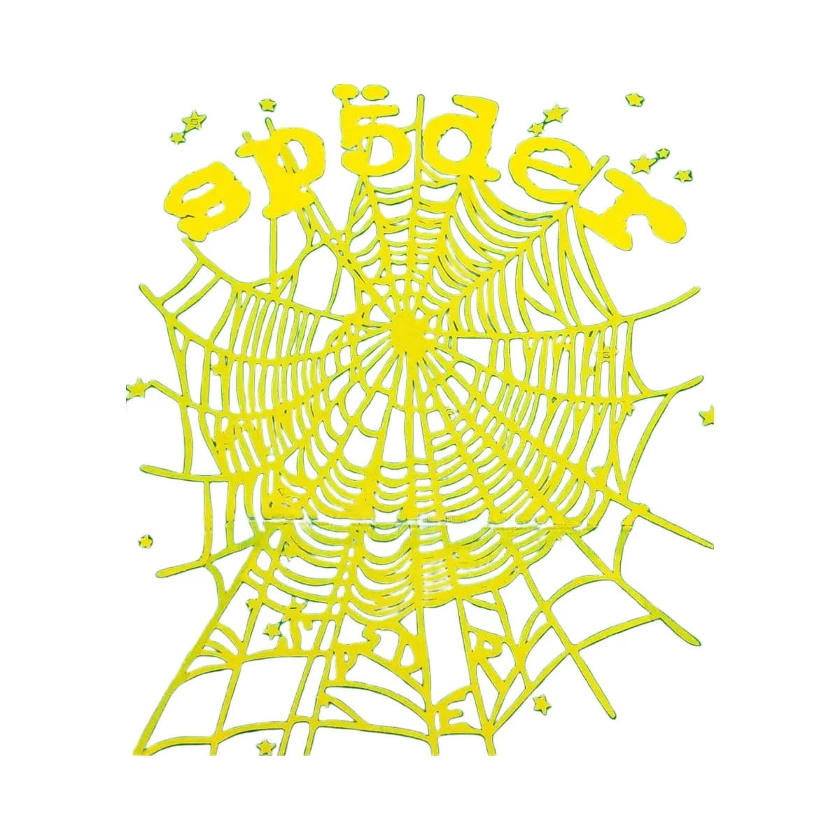 Sp5Der Star OG Web V2 Hoodie Slime Green