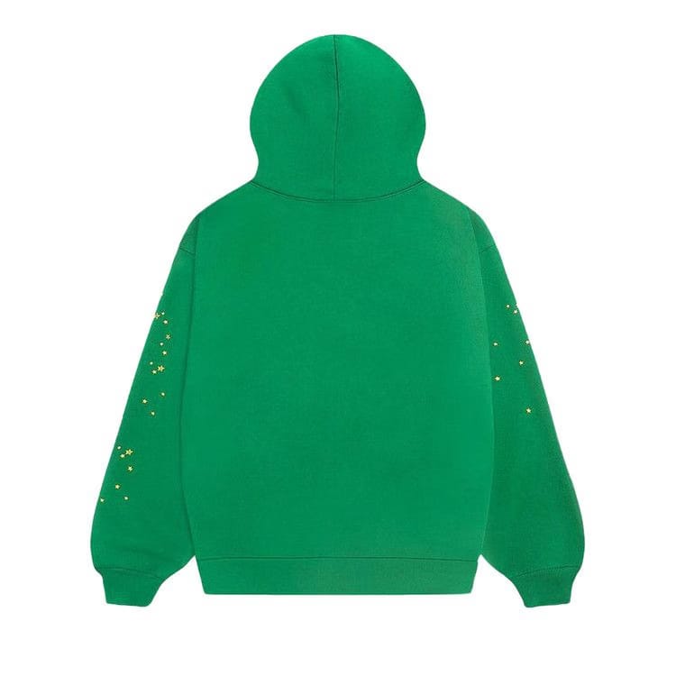 Sp5Der Star OG Web V2 Hoodie Slime Green
